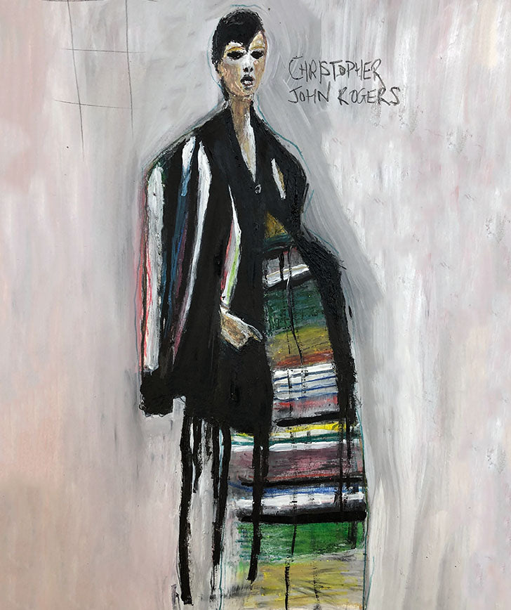 CHRISTOPHER JOHN ROGERS - pre-fall '24 painting