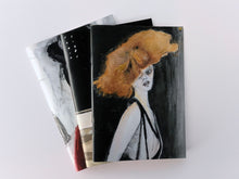 Load image into Gallery viewer, Fashion notebooks - set of 3 (A5, 16 sheets plain)