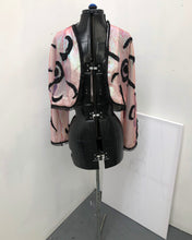 Load image into Gallery viewer, Handmade Pink Bolero Applique Jacket
