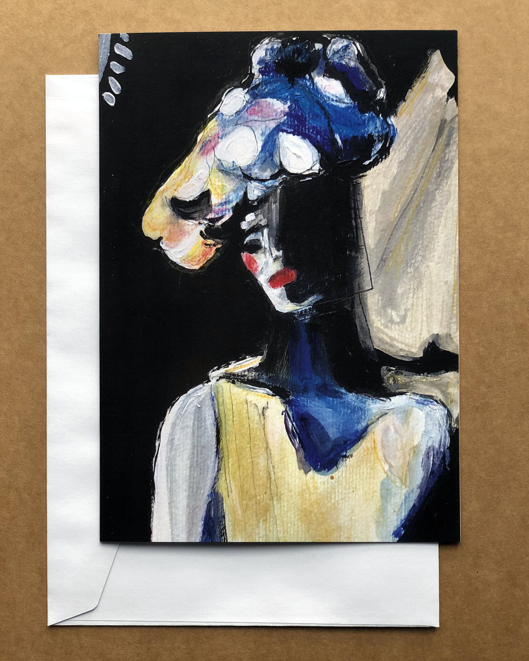 GREETING CARD - Maison Margiela Artisanal S/S '24 Paris - figure painting