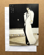 Load image into Gallery viewer, GREETING CARD - Saint Laurent S/S &#39;23 by the Eiffel Tower at night- Paris
