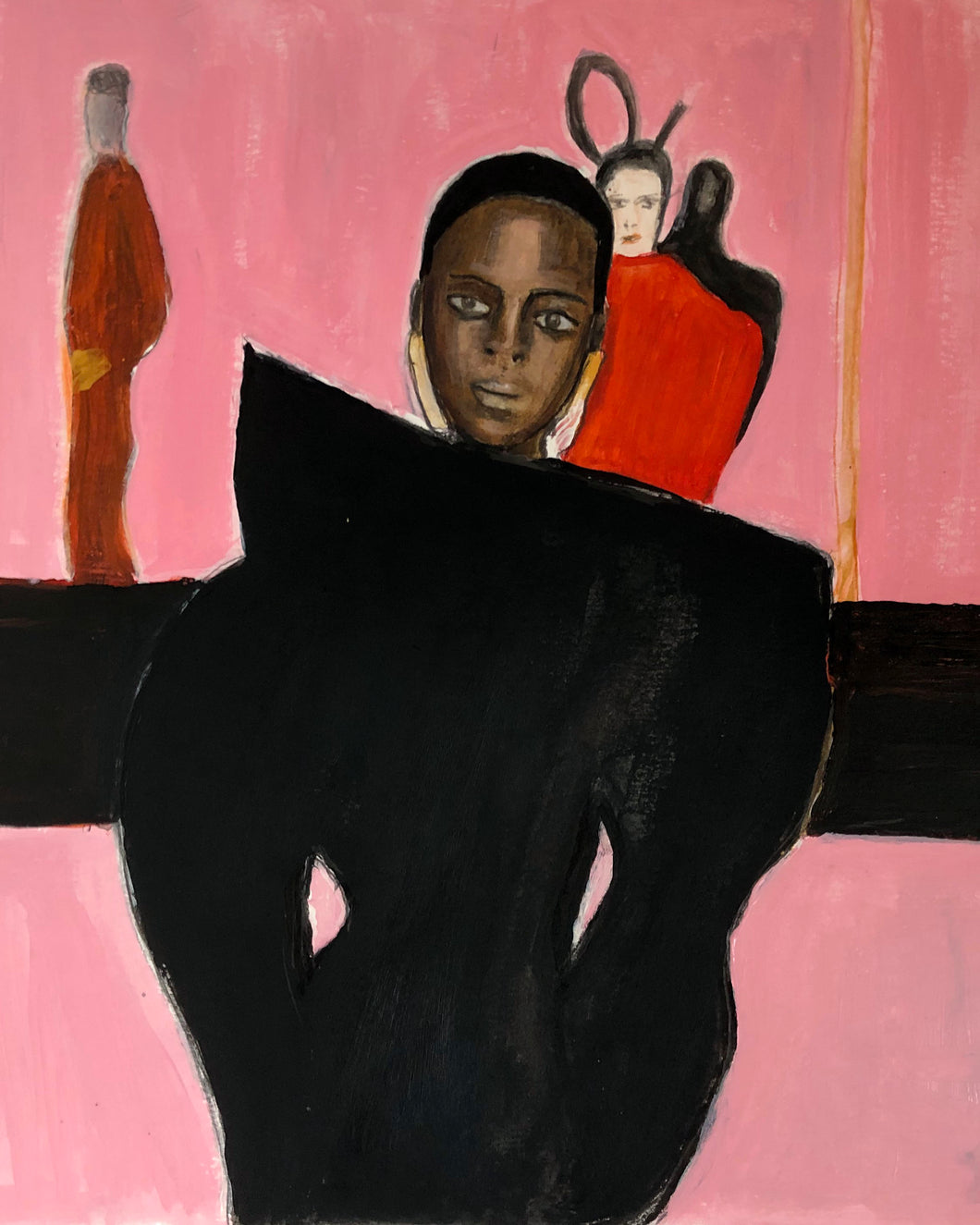 SAINT LAURENT A/W '25 Paris illustration