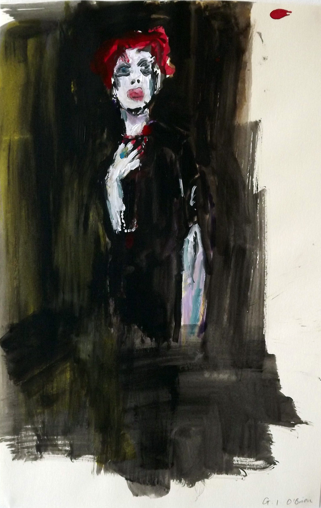 Painting of David Hoyle